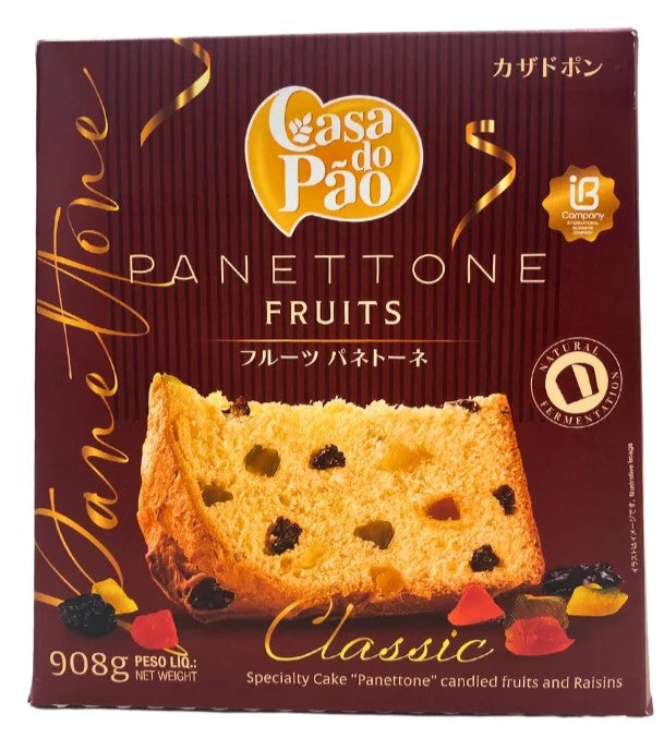 Panettone De Frutas 908g (Casa do Pao)