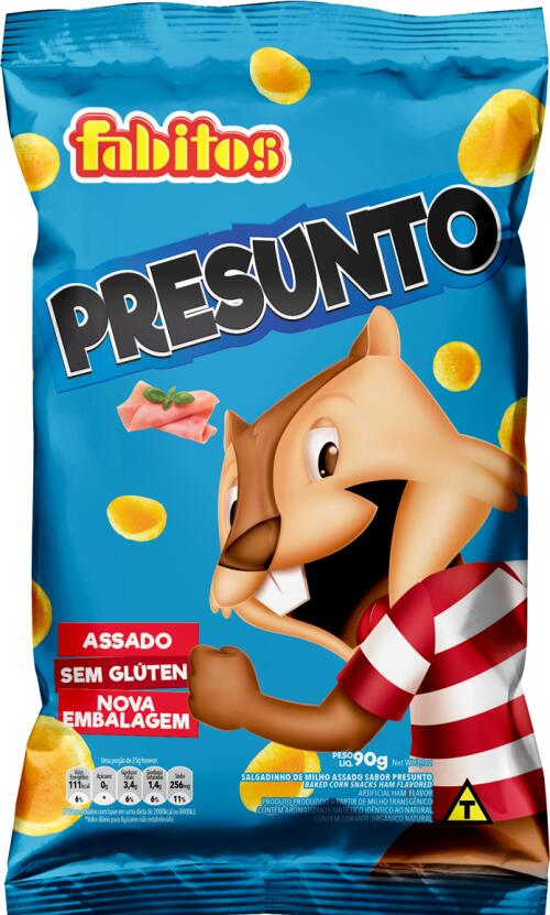 Salgadinho Fabitos Presunto 50g - SuperMart.japan
