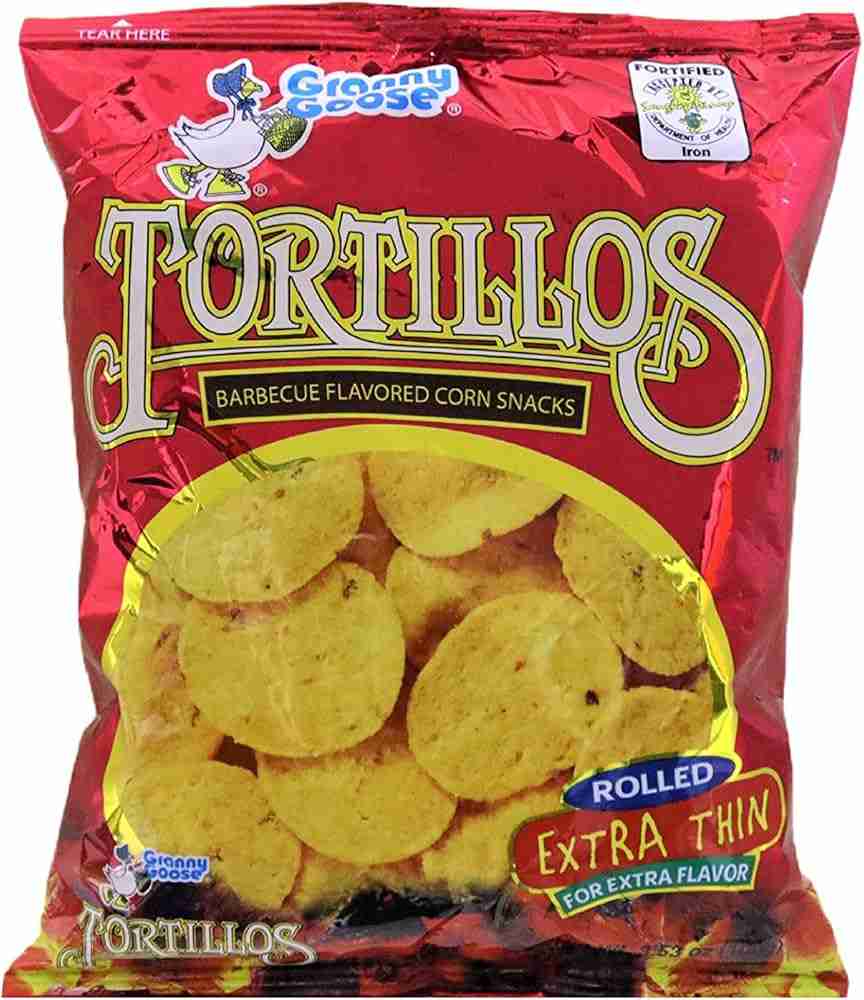 Granny Goose Tortillos Barbecue Flavored Corn Snacks 100g