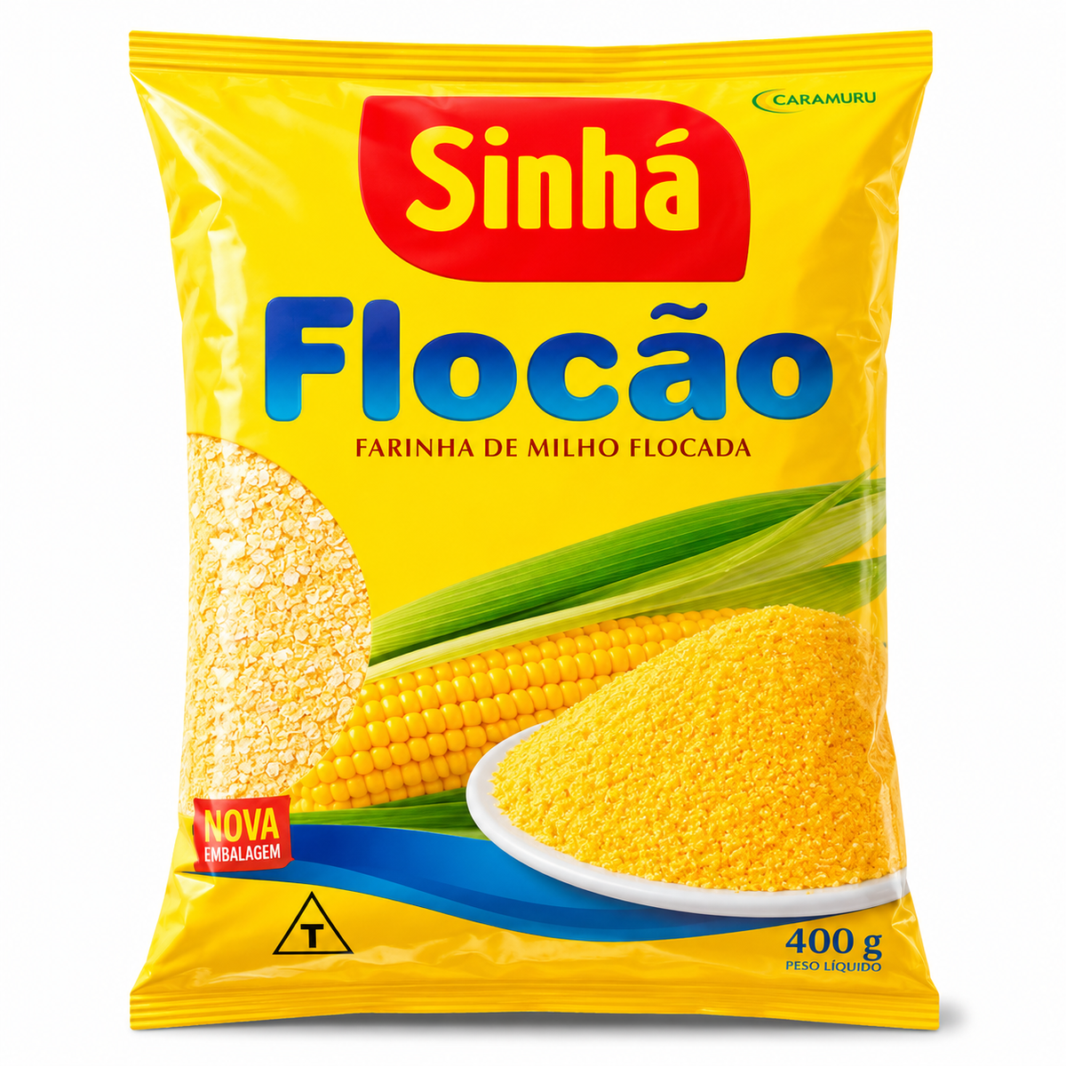 val 30 outubro 2026 Sinhá Farinha De Milho Flocao 400g