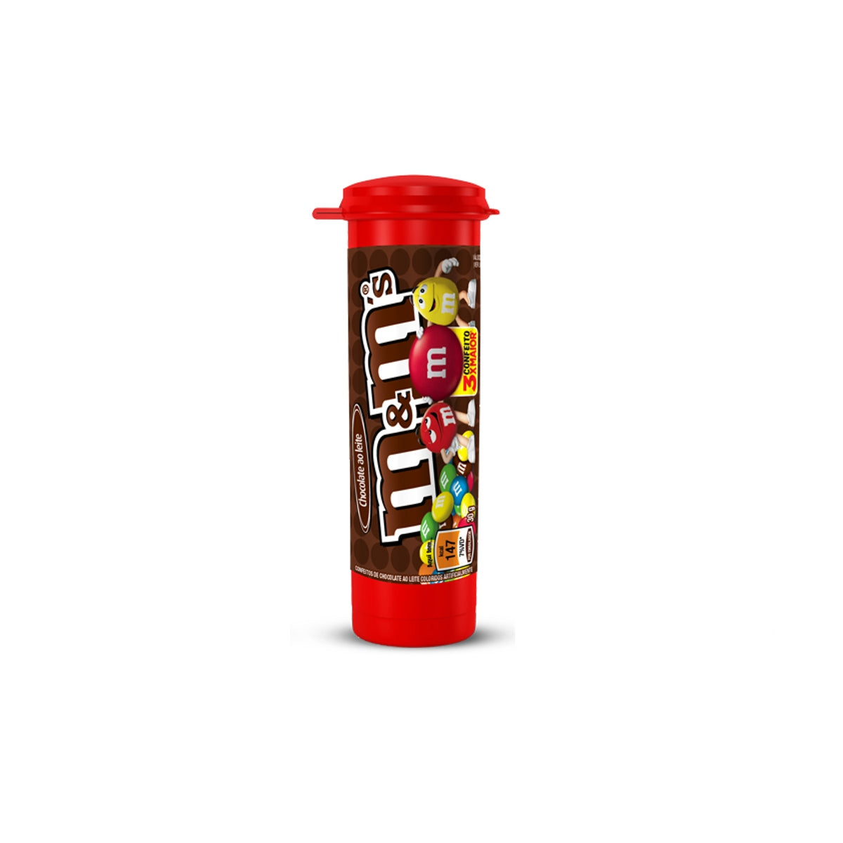 Confete de Chocolate M&M's Tubes 30g
