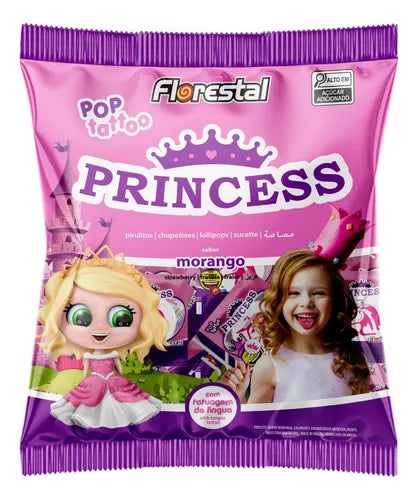 Pop Tattoo Princess Forest Lollipop 48g