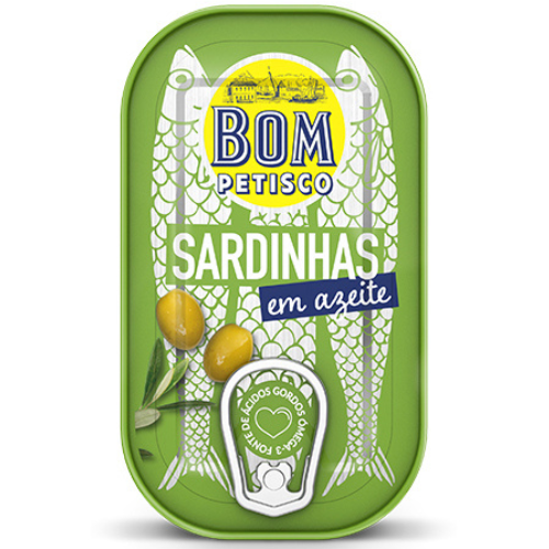 Sardinhas em Azeite Bom Petisco 120g