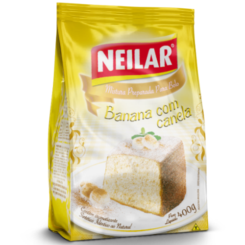 Mistura Para Bolo Banana Com Canela 400g(Neilar)