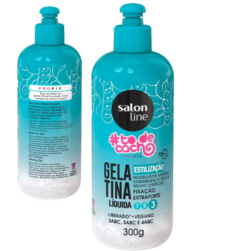 Gelatina Liquida Estilização Fixação Extraforte 300g (Salon Line)