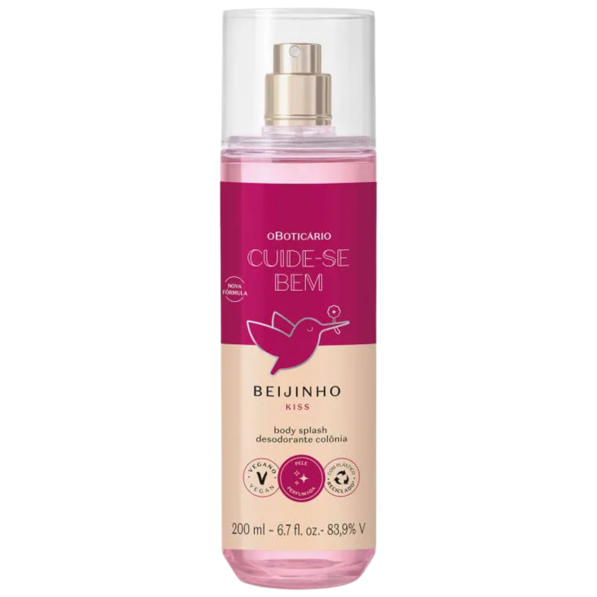 Body Splash Cuide Se Bem Beijinho 200ml Oboticário