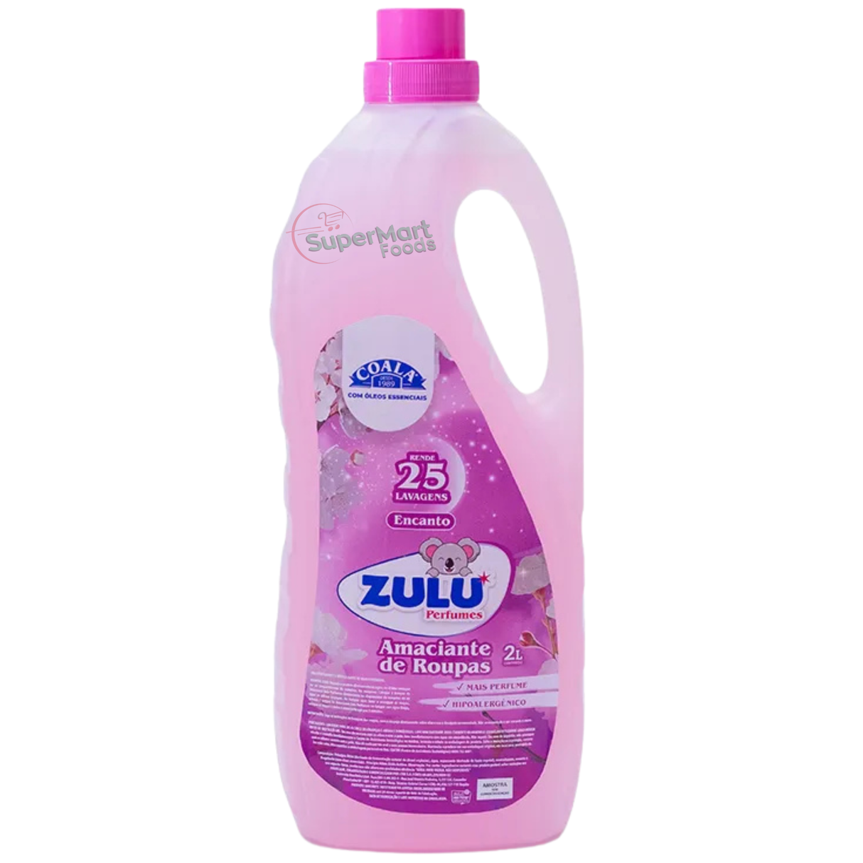 Amaciante De Roupas Perfumes Encanto Zulu (Coala) 2L