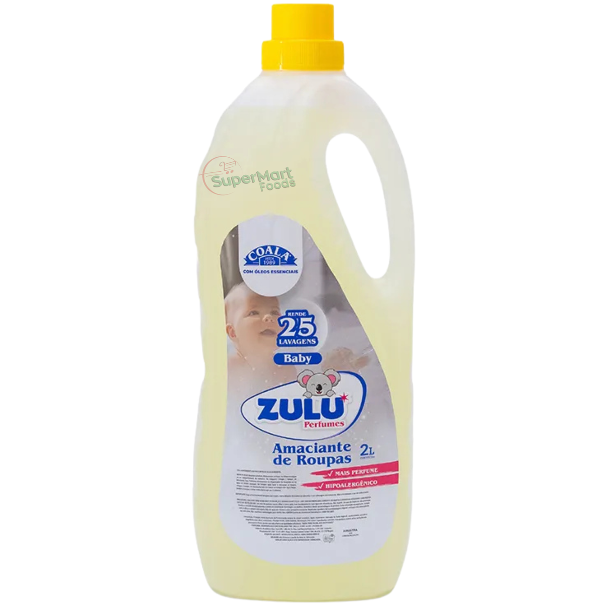 Amaciante De Roupas Perfumes Baby Zulu (Coala) 2L