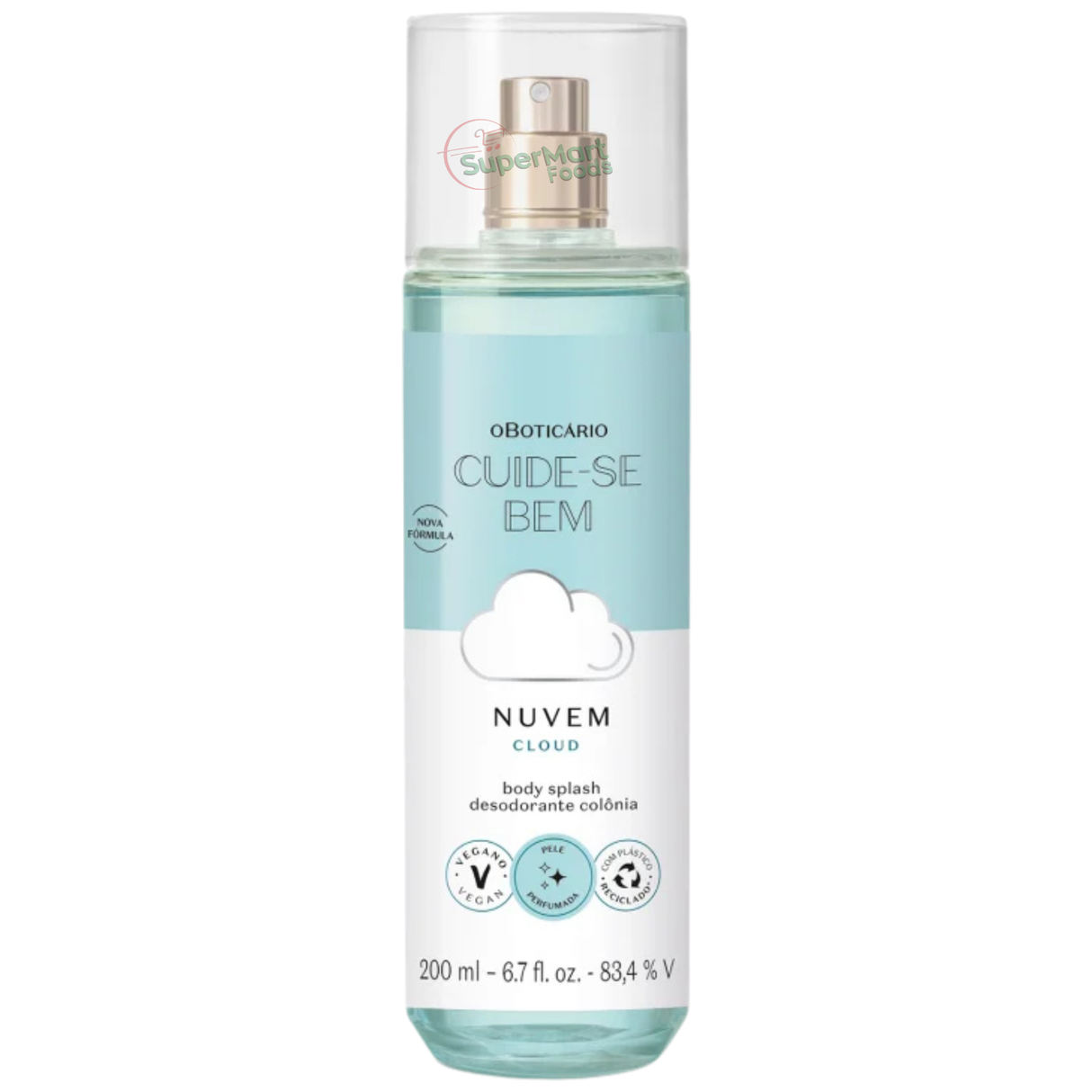 Body Splash Cuide Se Bem Nuvem 200ml Oboticário