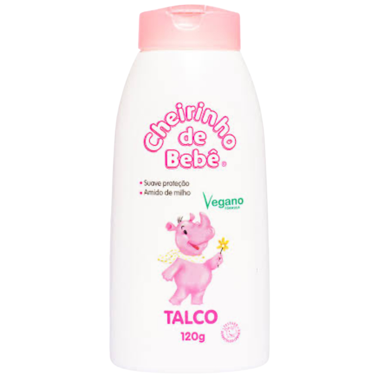 Cheirinho De Bebê Talco Rosa 120g