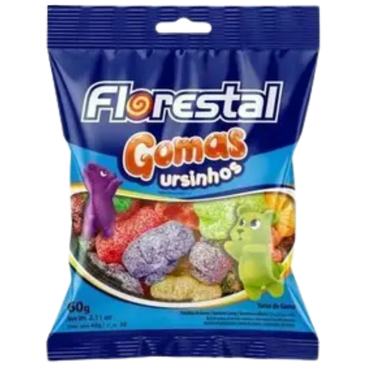 Bala De Gomas Ursinhos Florestal 60g - SuperMart.japan