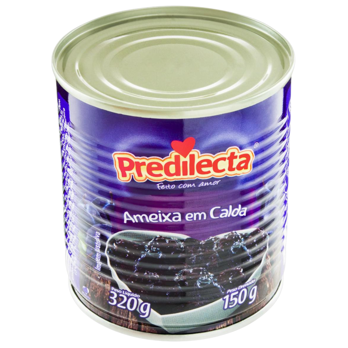 Predilecta Plum in Syrup with Pit, 150g can