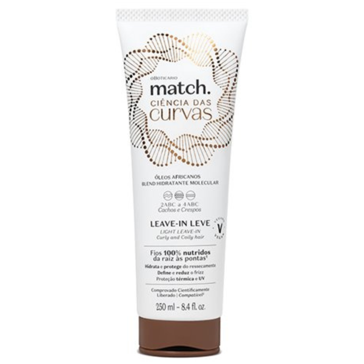 Match Leave In Ciencia Das Curvas Oboticário 250ml