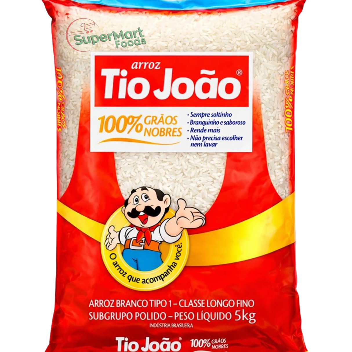 Arroz Agulhinha Tio Joao 5kg - SuperMart.japan