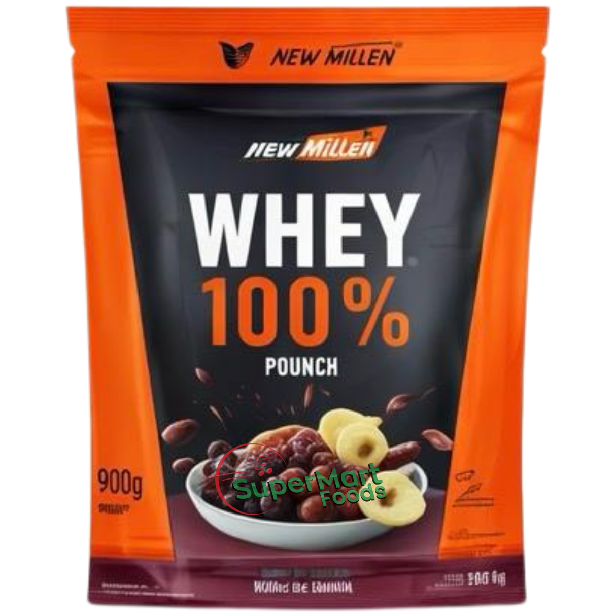 Whey 100% Pounch Acai With Banana (New Millen) 900g