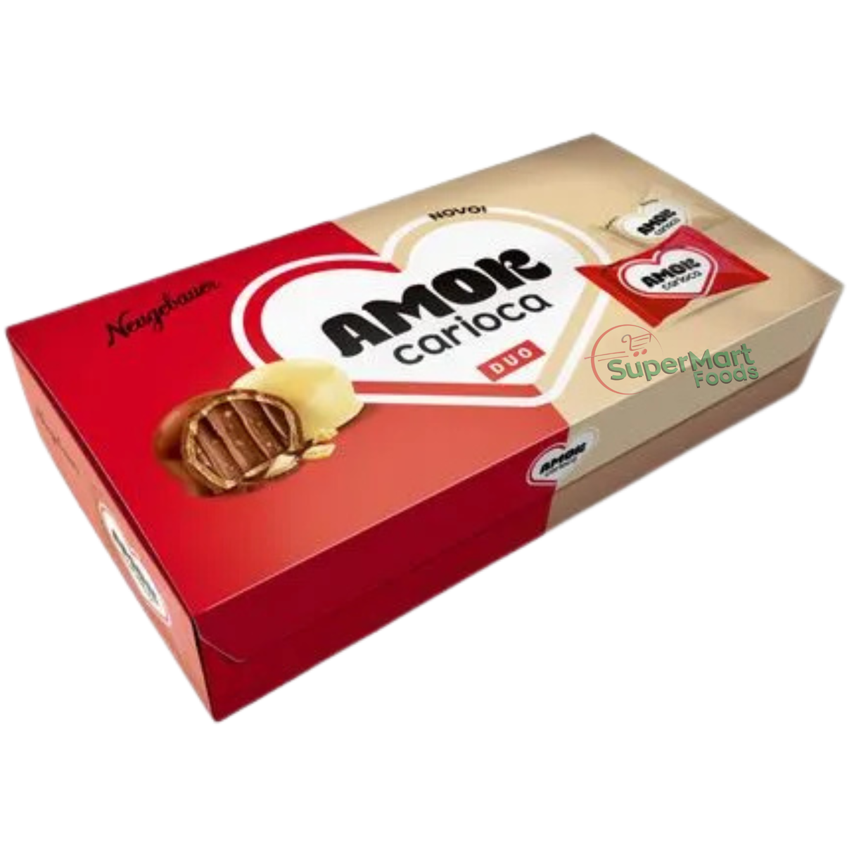 ノイゲバウアーのアモール カリオカ デュオ チョコレート ボックス、200g