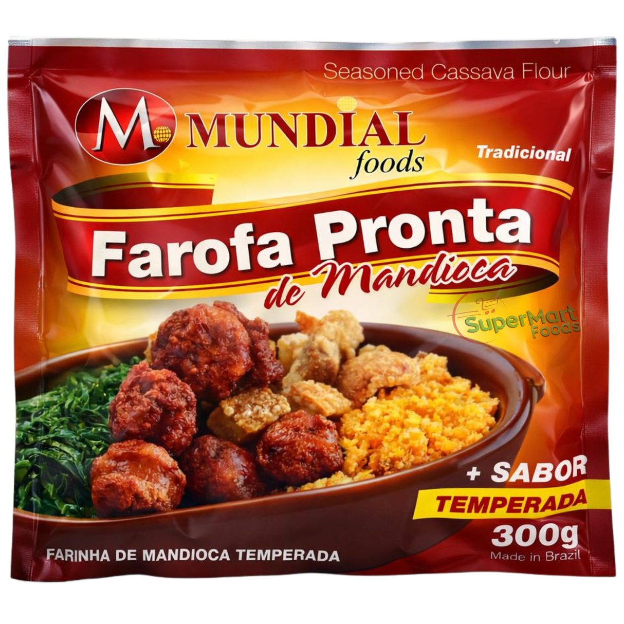 Mundial Foods Farofa De Mandioca 300g - SuperMart.japan