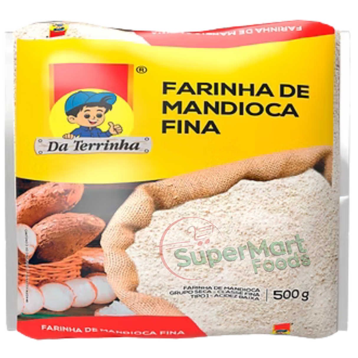 Farinha De Mandioca Fina (Da Terrinha) 500g