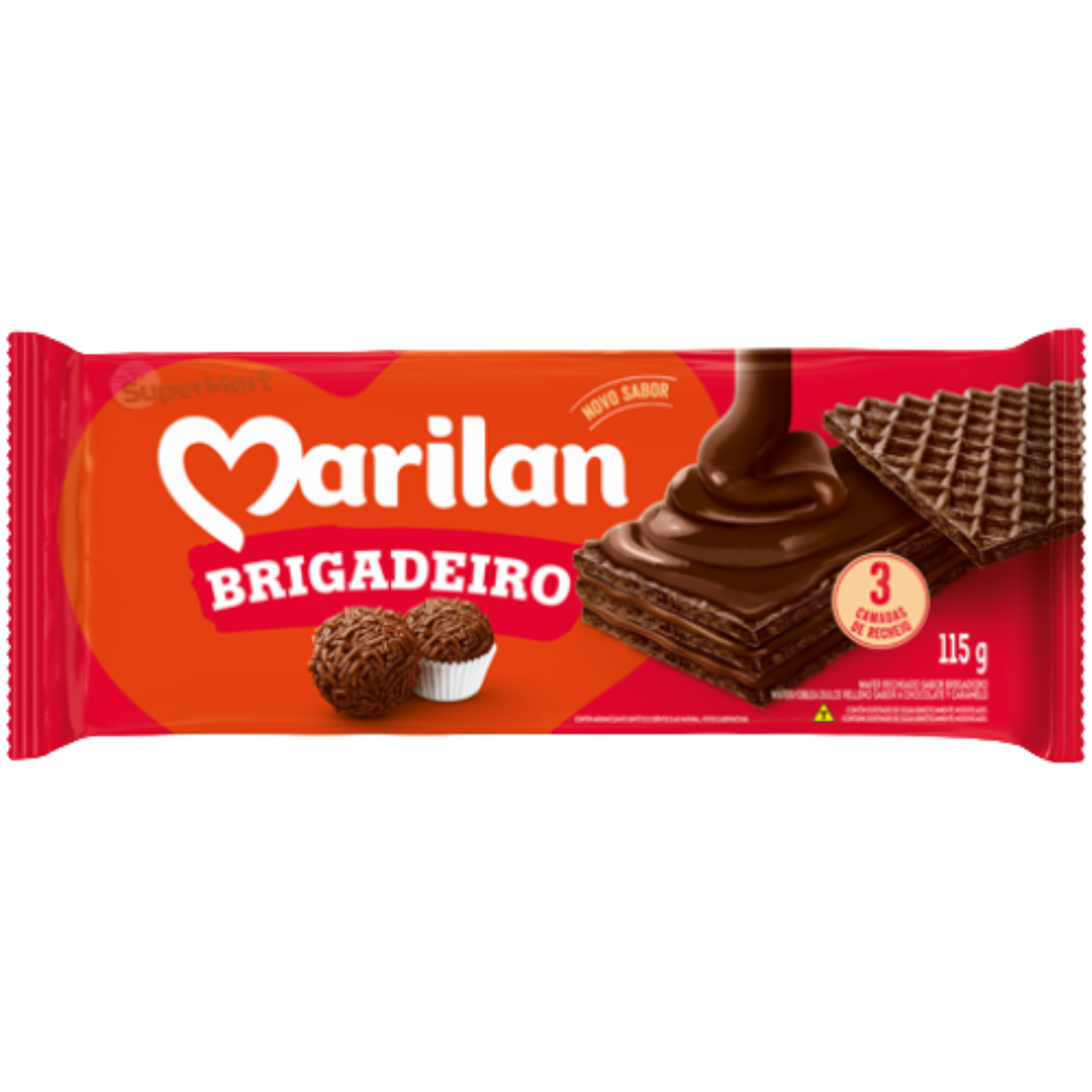 Marilan Wafer Brigadeiro 115g