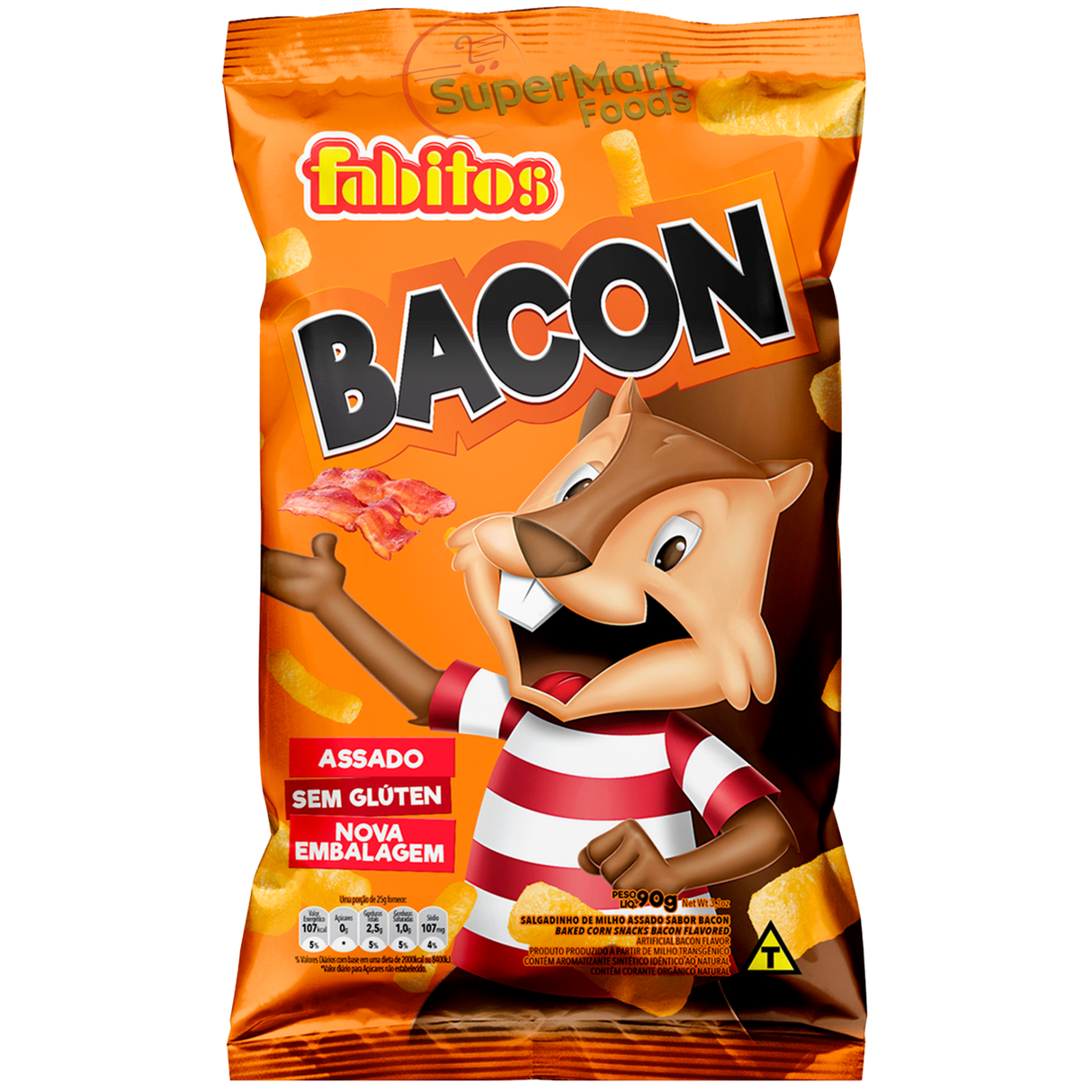 Salgadinho Fabitos Bacon 50g - SuperMart.japan