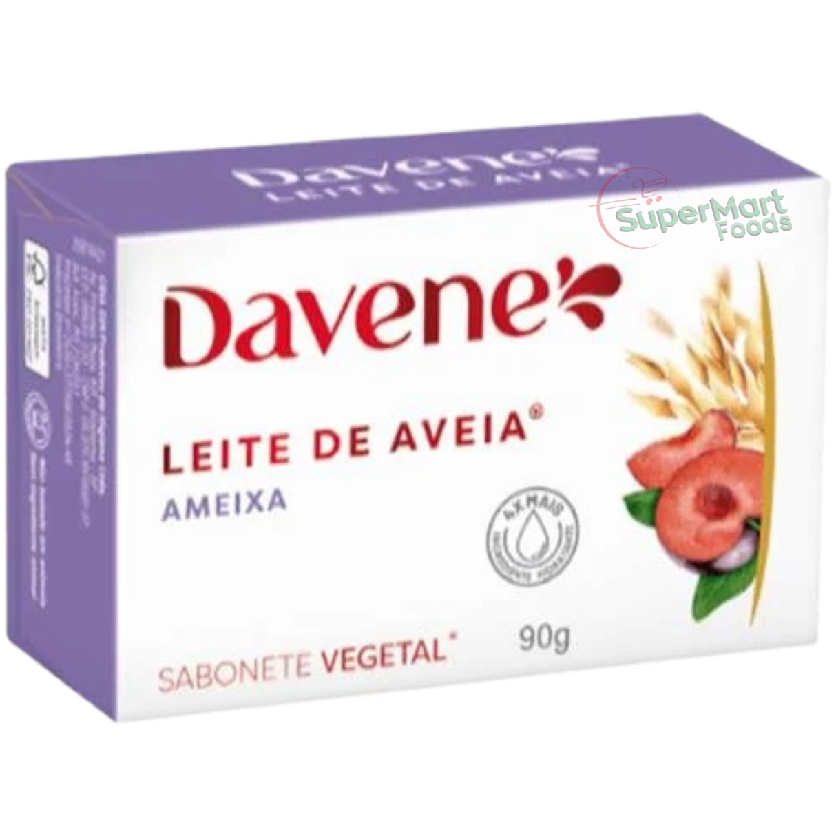 Sabonete Leite De Aveia Ameixa Davene 90g