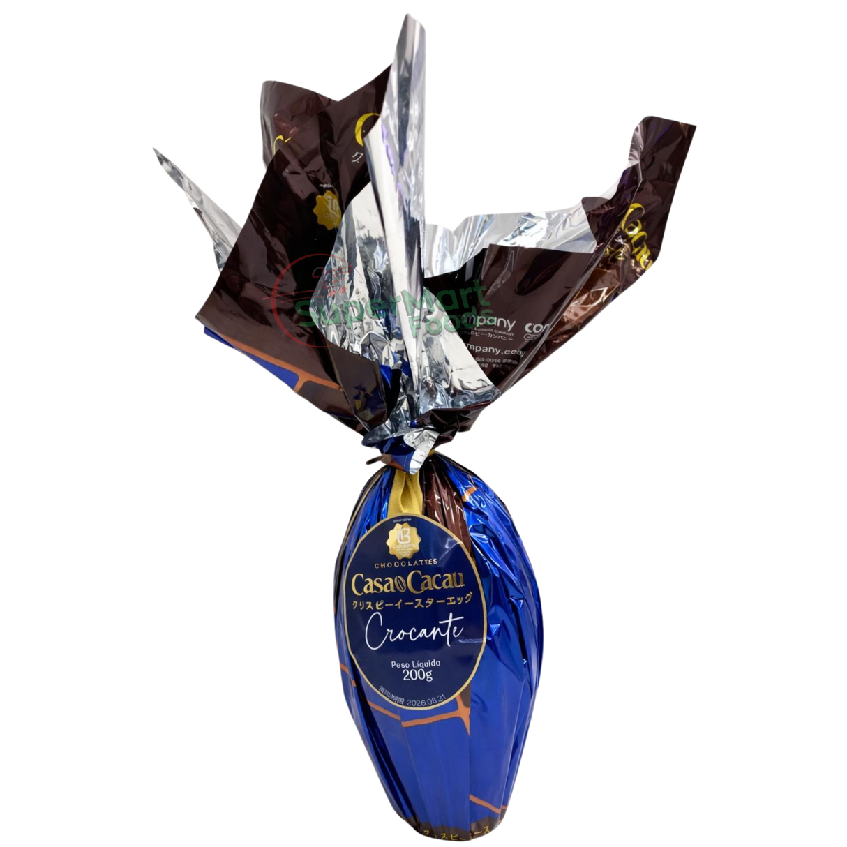 Leia Descricao Ovo De Páscoa Crocante Casa Cacau 200g