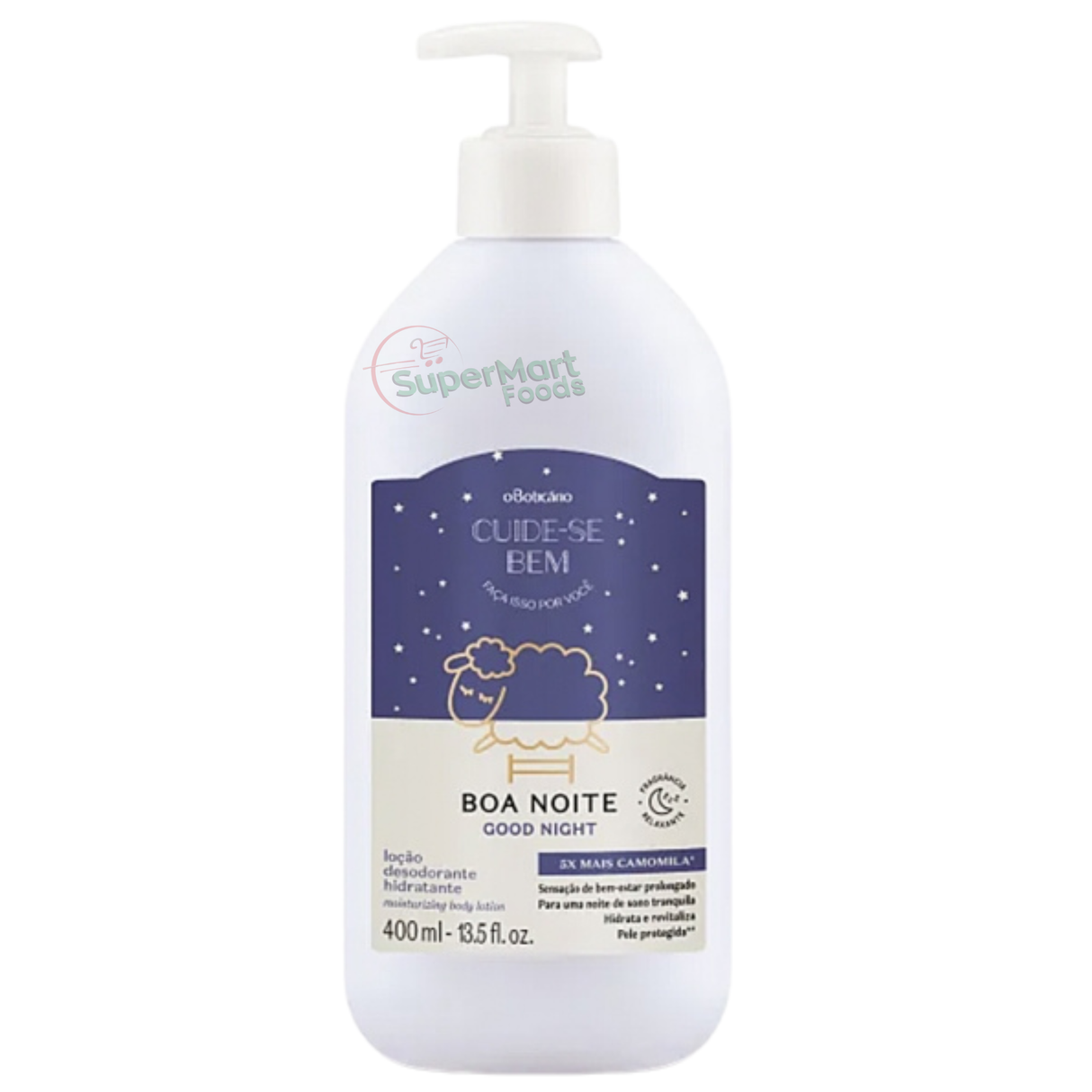 Hidratante Corporal Oboticário Cuide Se Bem Boa Noite 400ml
