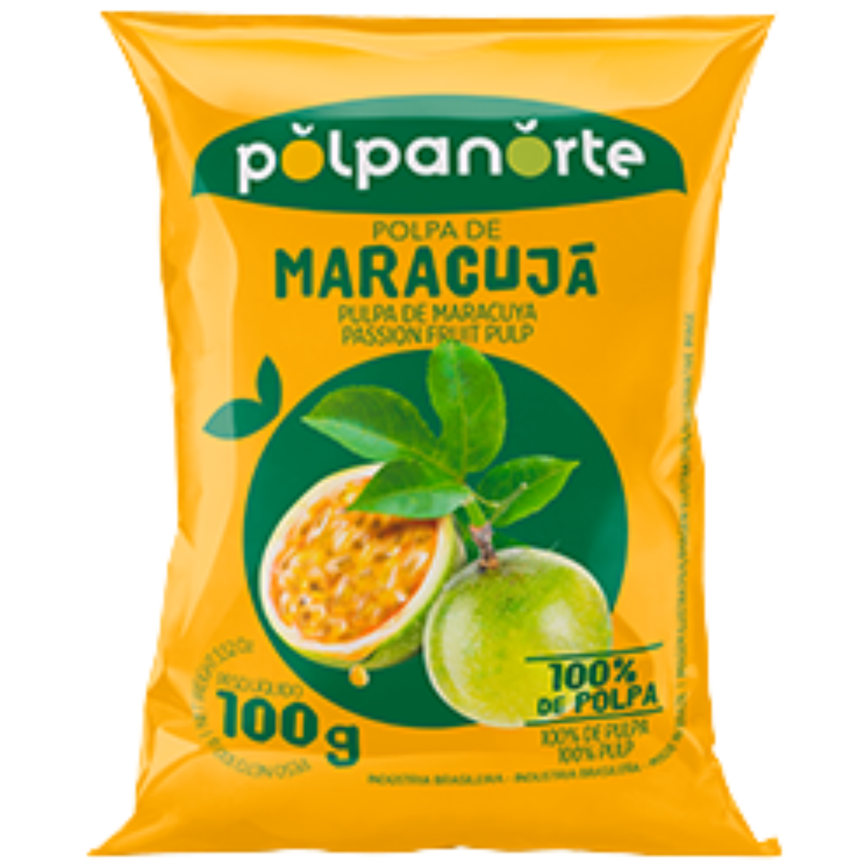 Polpa De Maracujá Polpanorte 100g