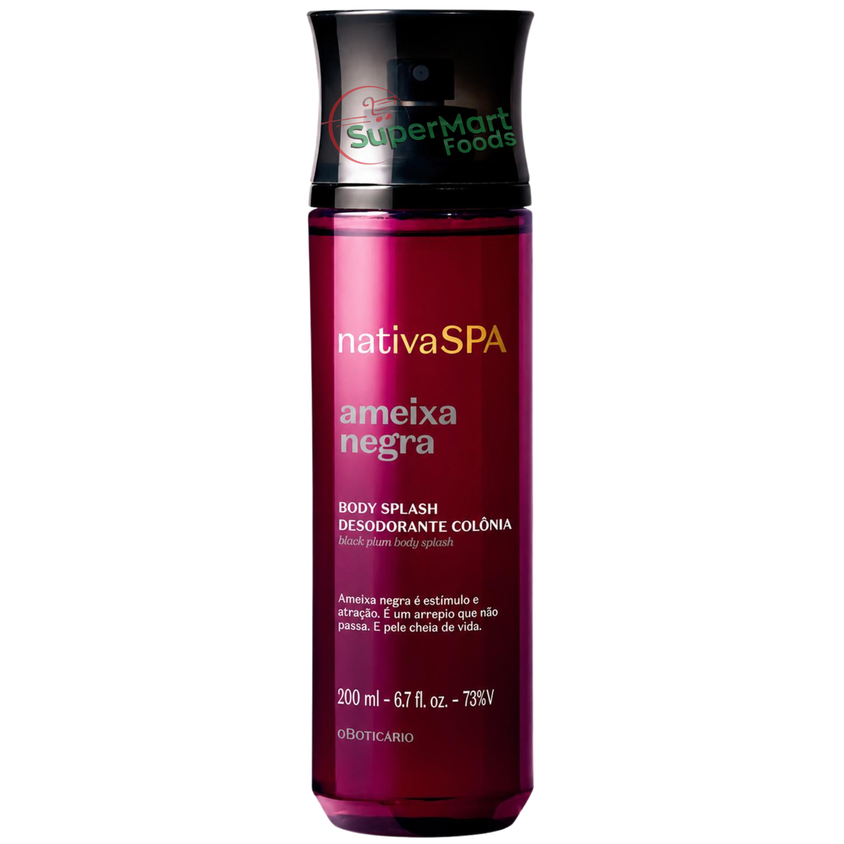 Body Splash NativaSpa Ameixa Negra 200ml Oboticário