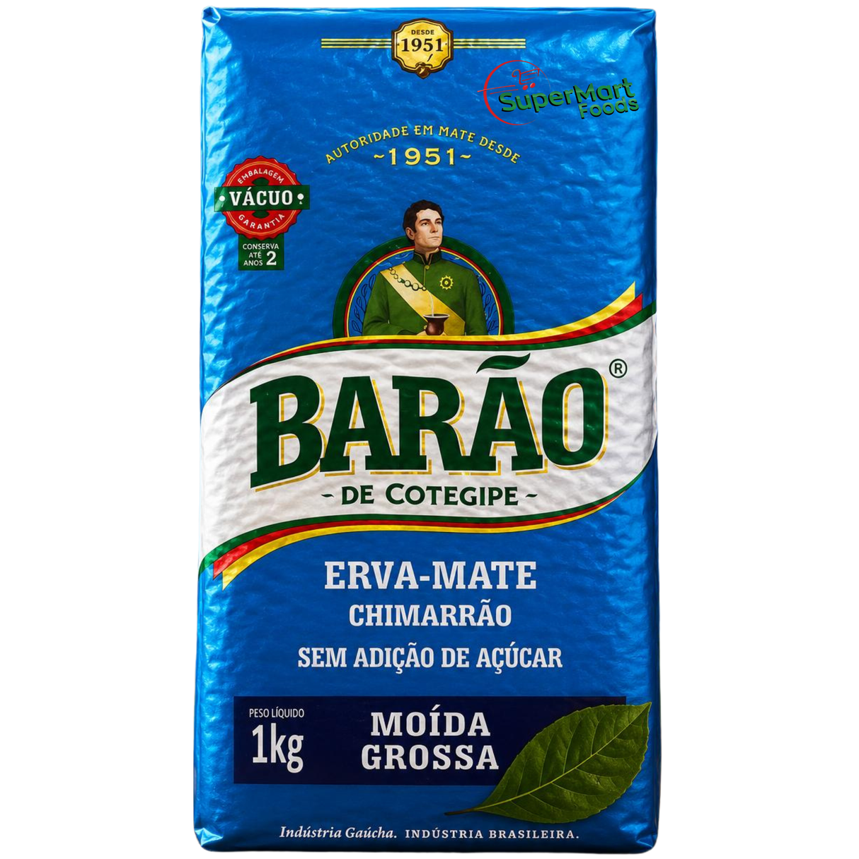 Barao De Cotegipe Erva-Mate Chimarrao Moida Grossa 1kg