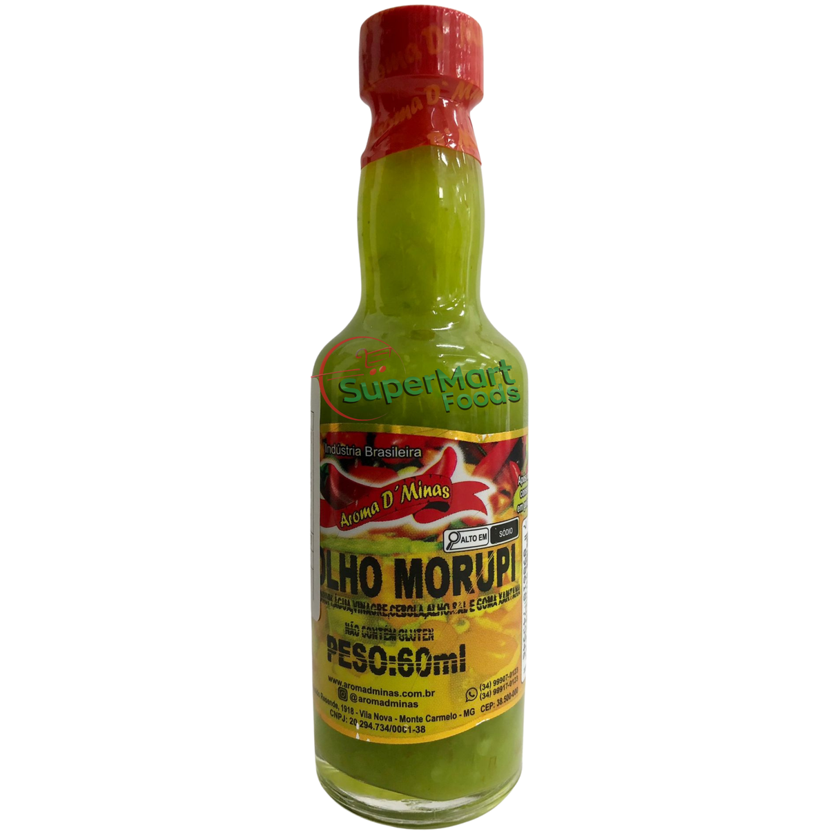 Molho De Pimenta Morupi 60ml (Aroma D`Minas)