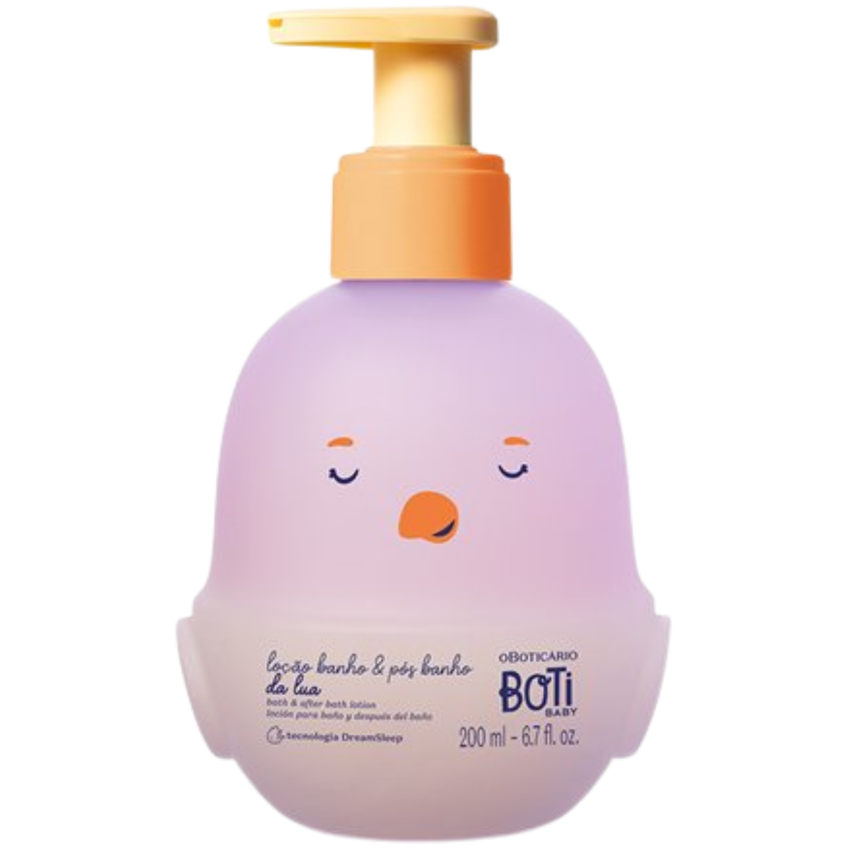 Oboticário Boti Baby Locao Banho e Pós Banho Da Lua 200ml