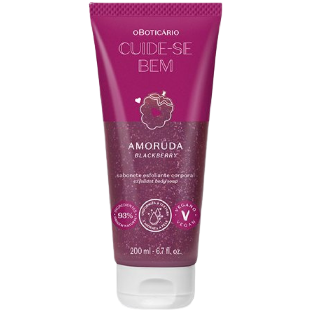 Oboticário Sabonete Esfoliante Corporal Amoruda 200ml