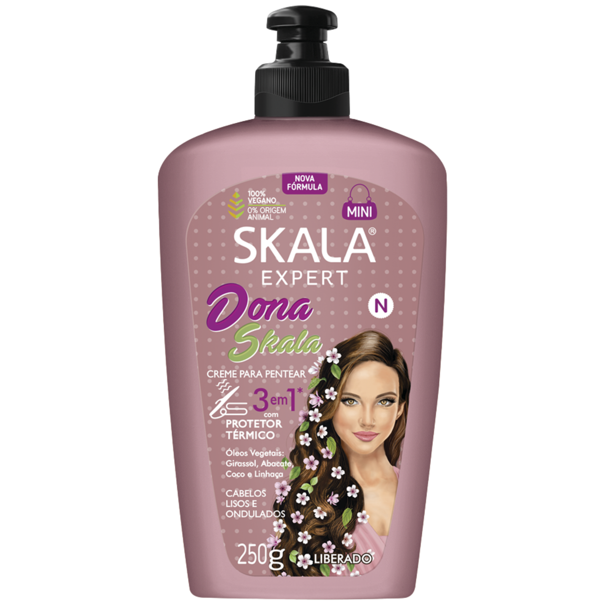 Dona Skala 3 em 1 Creme para Pentear 250g