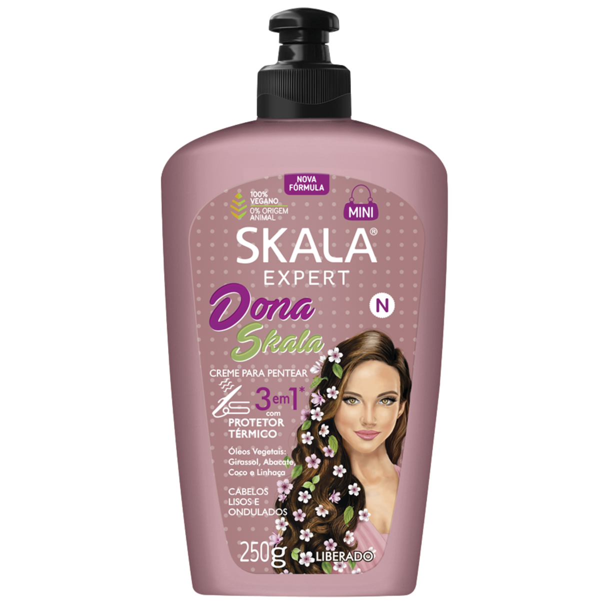 Dona Skala 3 em 1 Creme para Pentear 250g
