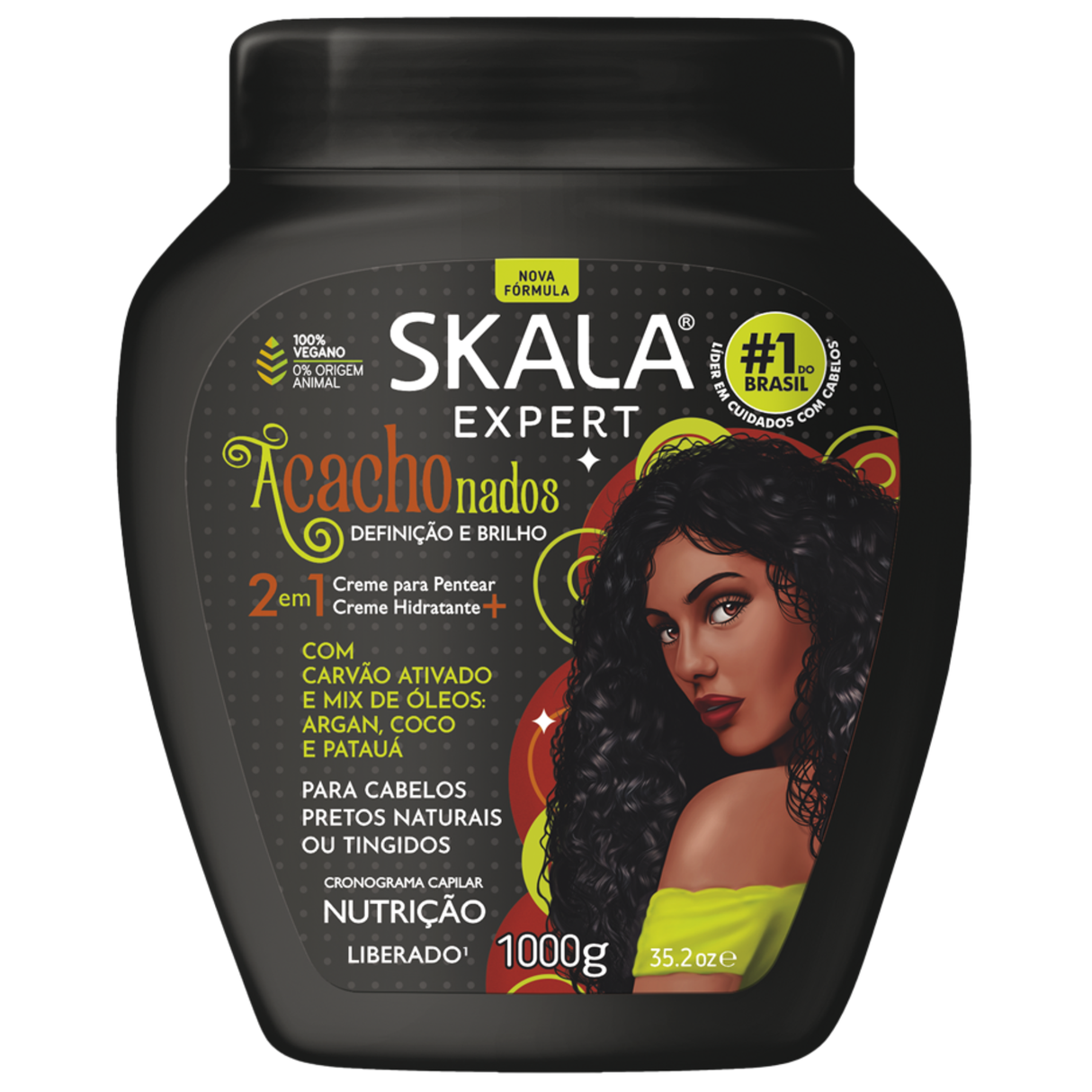 Skala 2 em 1 Creme Capilar Tratamento+Leave-in Acachonados 1kg