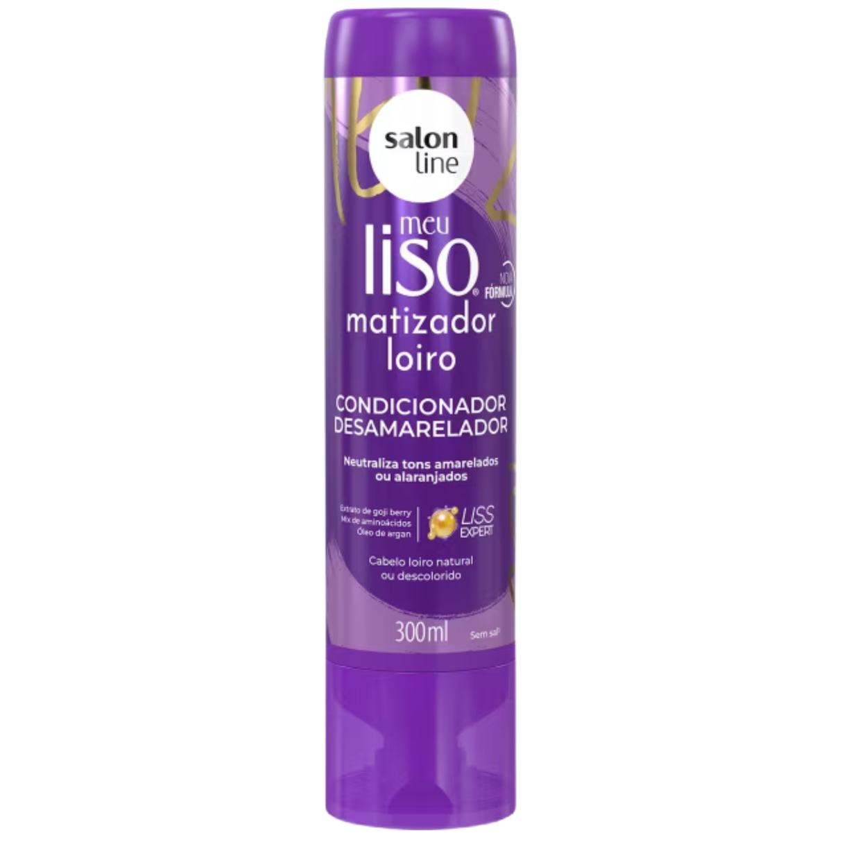 Condicionador Meu Liso Matizador Loiro Salon Line 300ml