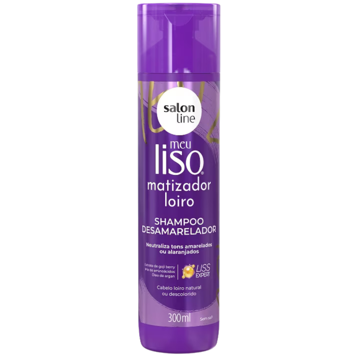 Shampoo Meu Liso Matizador Loiro Salon Line 300ml