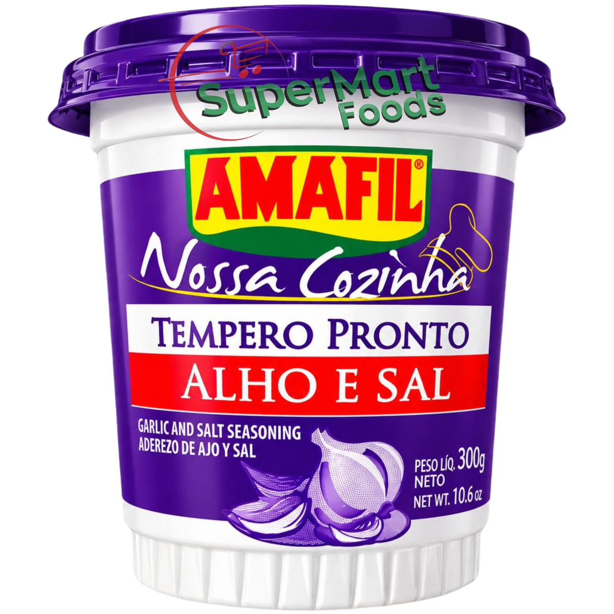 Amafil Tempero Pronto Alho e Sal 300g