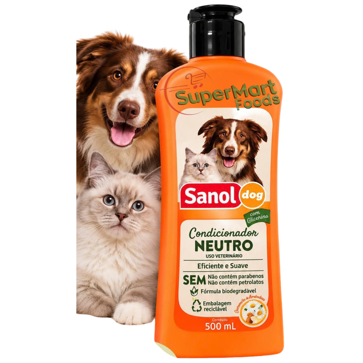 Sanol Dog Condicionador Neutro 500ml