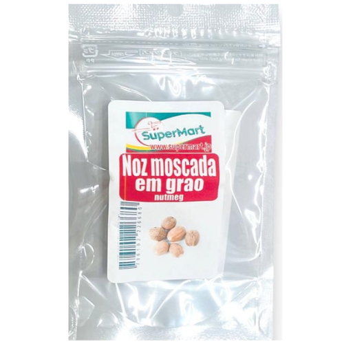 Noz Moscada Em Grão Nutmeg 1Unid. (Super Mart)