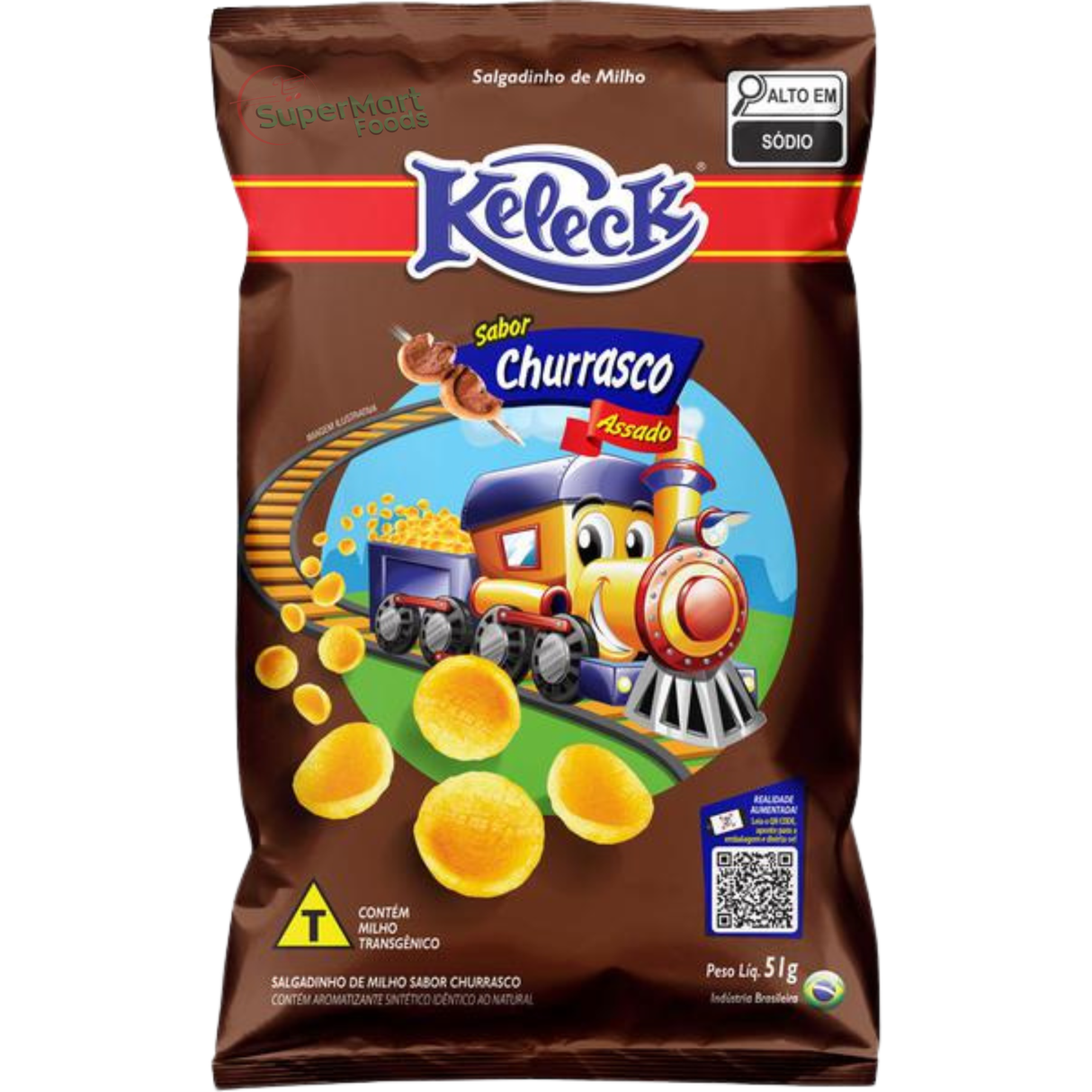 Val.23/12/2025 Keleck Salgadinho Sabor Churrasco 51g