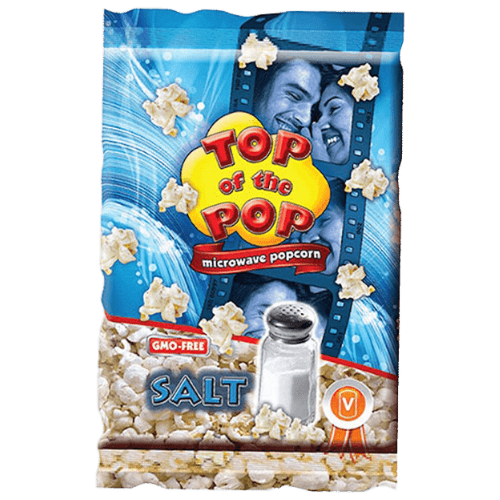 Pipoca De Microondas Top Of The Pop Microwave Popcorn Salt-Kitano 100g