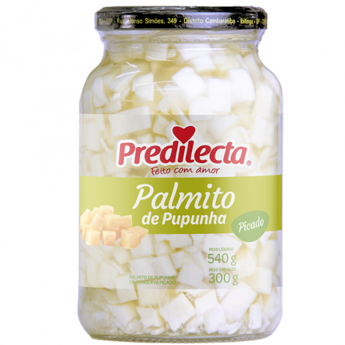 Palmito De Pupunha Picado 540g (Predillecta)