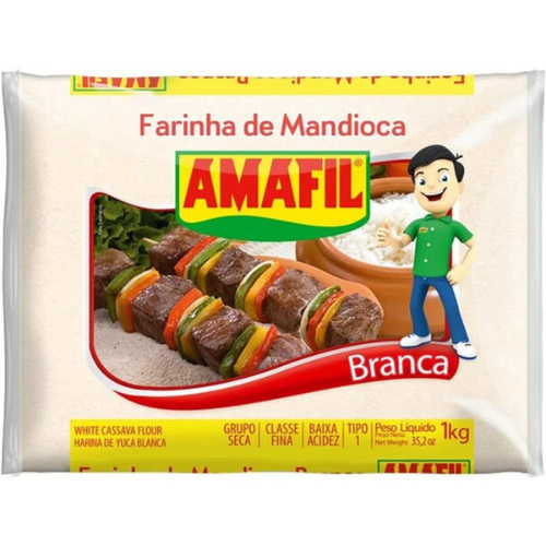 Amafil Farinha De Mandioca Branca 1kg