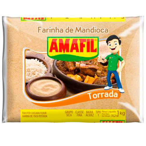 Amafil Farinha De Mandioca Torrada 1kg
