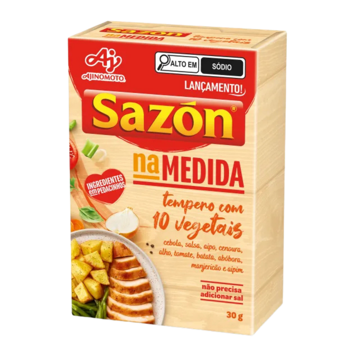 Sazon Na Medida 10 Vegetais 30g