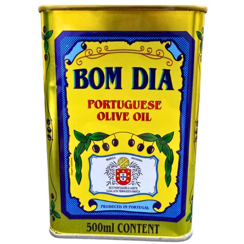 Azeite Oliva Português Lata 500ml (Bom Dia)