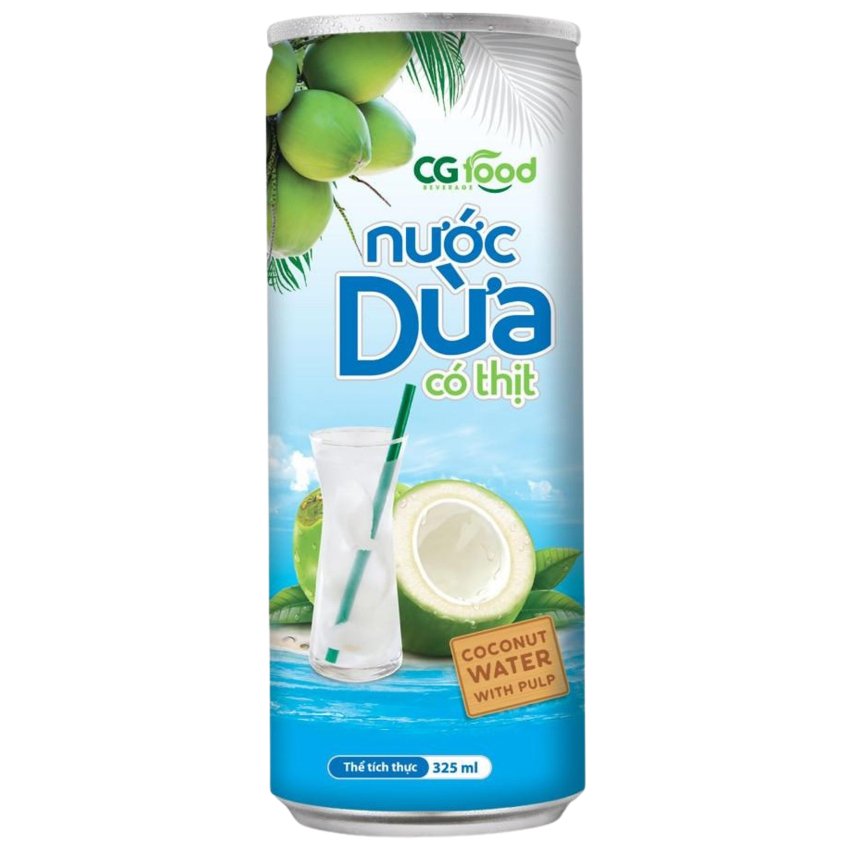 Cgf Coconut Water With Pulp 325ml
