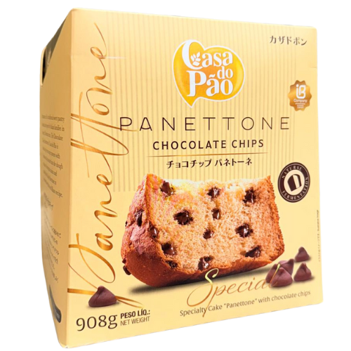 Panettone Chocolate Chips 908g (Casa Do Pao)